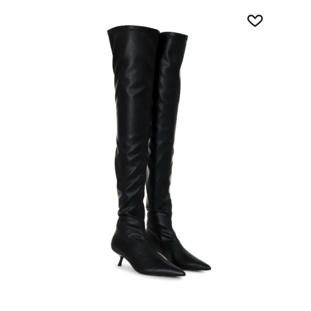 Anine Bing - Chic Black Thigh-High Boots